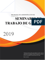 Proyecto de Seminario de Trabajo de Grado