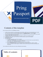 Pring Passport by Slidesgo