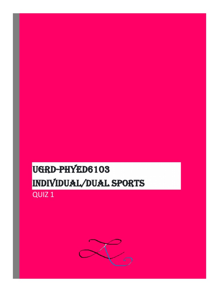 Individual Dual Sports OED-Q1-LR | PDF | Racquet Sports | Teaching ...