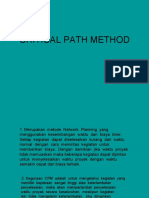 Critical Path Method