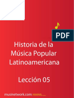 Historia de La Música Popular Latinoamericana Lección 05