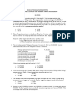 FCF and Working Capital Management