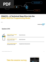 ABAP Restfull Programming 1