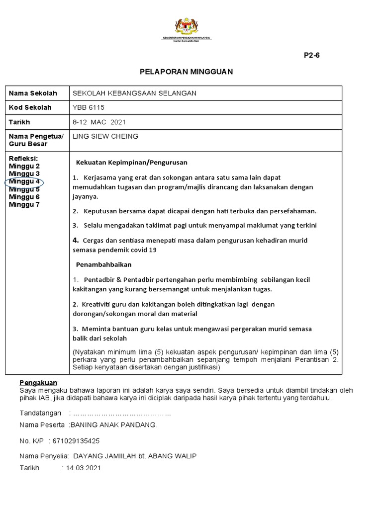 Laporan Minggu 4  PDF