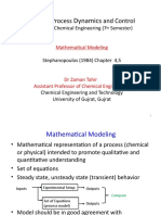 Dynamics: CHE403 Process and Control