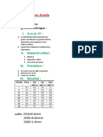 Compte - Rendu Par Tamisage