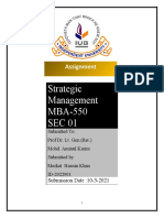 Strategic Management MBA