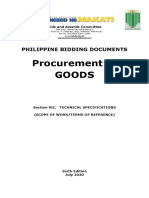 Procurement of Goods: Philippine Bidding Documents
