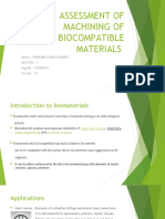 Assessment of Machining of Biocompatible Materials - Copy