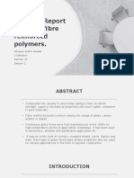 Seminar Report On Glass Fibre Reinforced Polymers