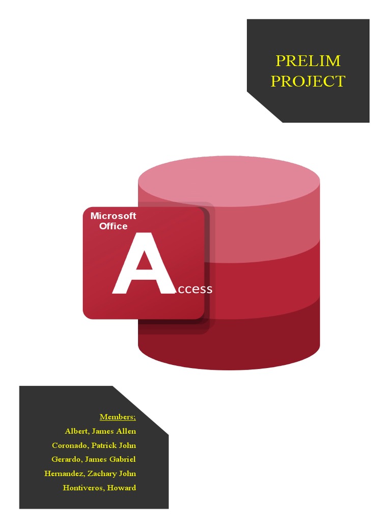 Prelim Project - Ms Access | PDF | Microsoft Access | Database Index