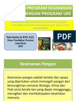 Integrasi Program Keamanan Pangan - UKS Disdik Prov