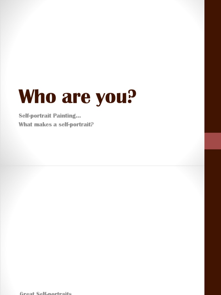 Self-Portrait Introduction | PDF | Poetry
