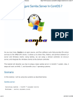 CentOS 7 Samba Server Install and Configure 2