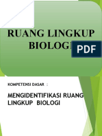 Biologi Ruang Lingkup Biologi