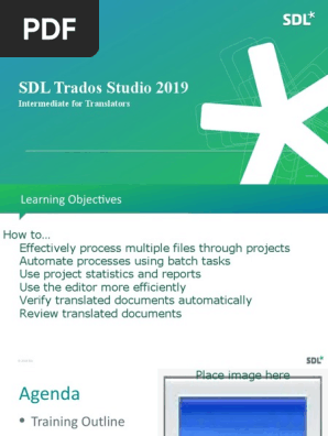 SDL Trados Studio 2019 _Intermediate - EN
