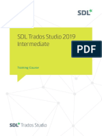 SDL Trados Studio - Intermediate sp1