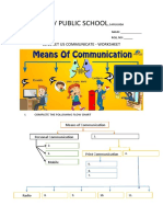 LS.12 Let Us Communicate - Worksheet