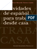 Profesor Ricardo Torres-Cantu - Actividades de Español para Trabajar Desde Casa