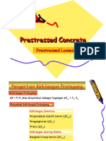 PRESTRESSED LOSS CALCULATION