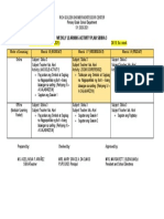 Weekly Learning Activity Plan Sibika 3