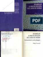  Perrenoud DESARROLLAR LA PRACTICA REFLEXIVA EN EL OFICIO DE ENSEÑAR