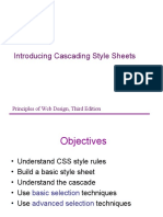 Introducing Cascading Style Sheets: Principles of Web Design, Third Edition