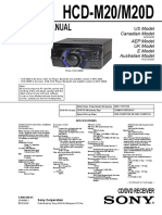 Service Manual: CD/DVD Receiver