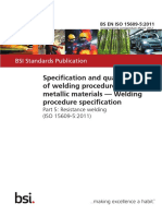 BS EN ISO 15609-5-2011 (2012)