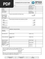 FM-HR-002 Candidate Application Form For Interview