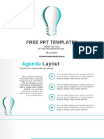 Abstract Paper Idea Bulb PowerPoint Templates