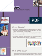 Team Project Glossier Case Analysis PDF