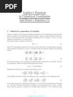 Laplace's Equation in Cylindrical Coordinates and Bessel's Equation (I)