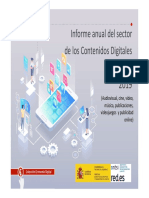 Informe Anual Del Sector de Los Contenidos Digitales en España