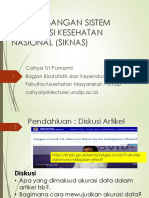 TTM 6 Pengembangan Sistem Informasi Kesehatan Nasional (Siknas)