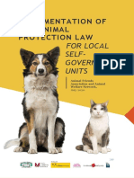 Implementation of The Animal Protection Law: For Local Self-Government Units