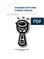 African-based Rhythms for Drum Circles With Added Exercises
