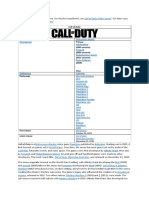 Call of Duty Franchise Guide