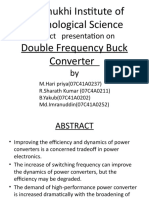 High Efficiency Double Frequency Buck Converter Project