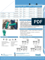 FICHA TECNICA Guante de Nitrilo Verde Solvex 37-175