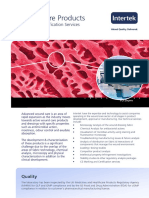 Wound - Wound Care Product Analyis and Certification Brochure