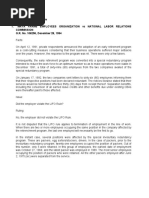 6 - Last in First Out Rule 1. Maya Farms Employees Organization Vs National Labor Relations Commission G.R. No. 106256, December 28, 1994