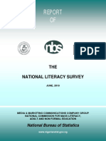 National Literacy Survey, 2010