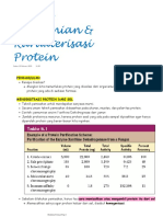 Catatan Teknik Pemurnian & Karakterisasi Protein