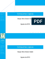 Compuertas Lógicas. Sergio Stive Solano Sabié. Agosto de 2012 MATEMÁTICA. Sergio Solano. Compuertas Lógicas NAND, NOR, XOR y XNOR