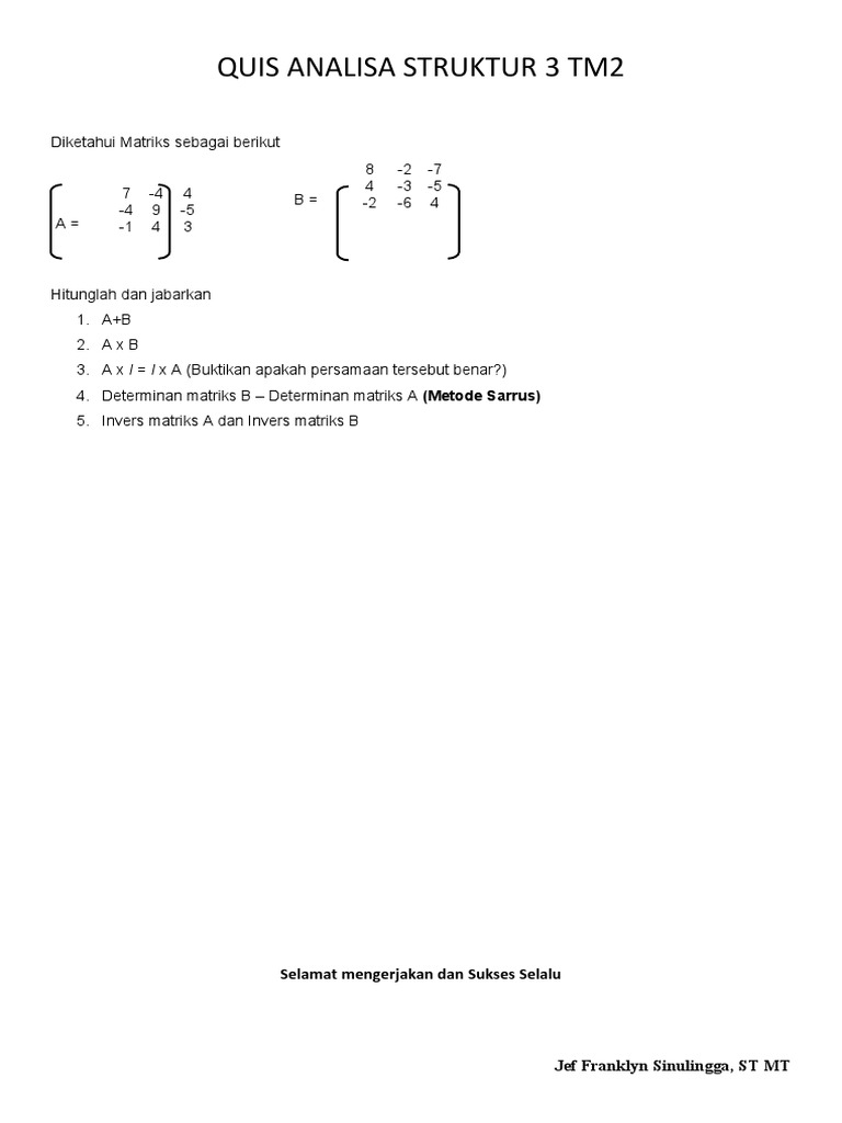Quis TM 2 | PDF