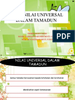 Nilai-Nilai Universal Dalam Tamadun