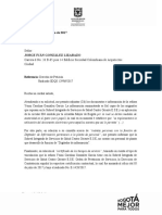 Respuesta Derecho de Peticiónyeimi Carolina Gonzalez 2