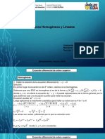 Ejercicios Lineales y Homogeneas