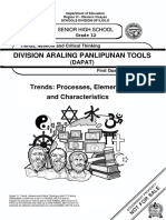 Division Araling Panlipunan Tools: Trends: Processes, Elements, and Characteristics